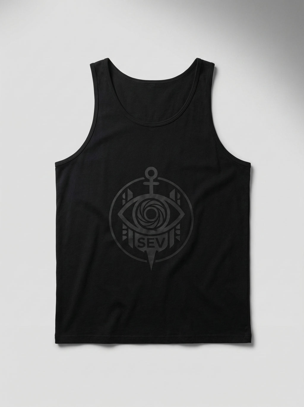 SEV Black Tonal Crest Tank — alternate view 1 of 4