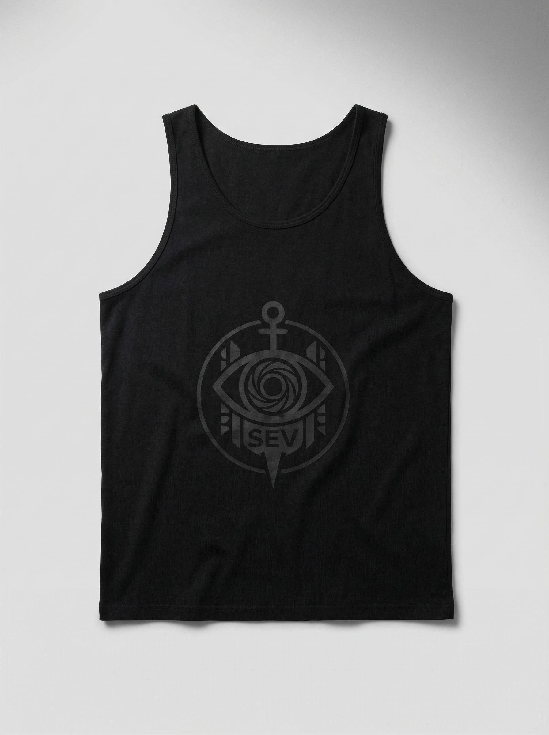 SEV Black Tonal Crest Tank — alternate view 1 of 4