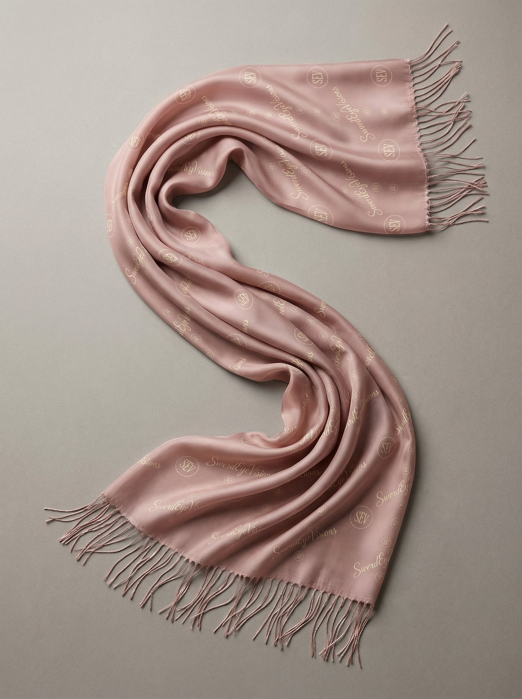 Atelier Rose Scarf — SEV Dot Monogram (Dense) — alternate view 4 of 5