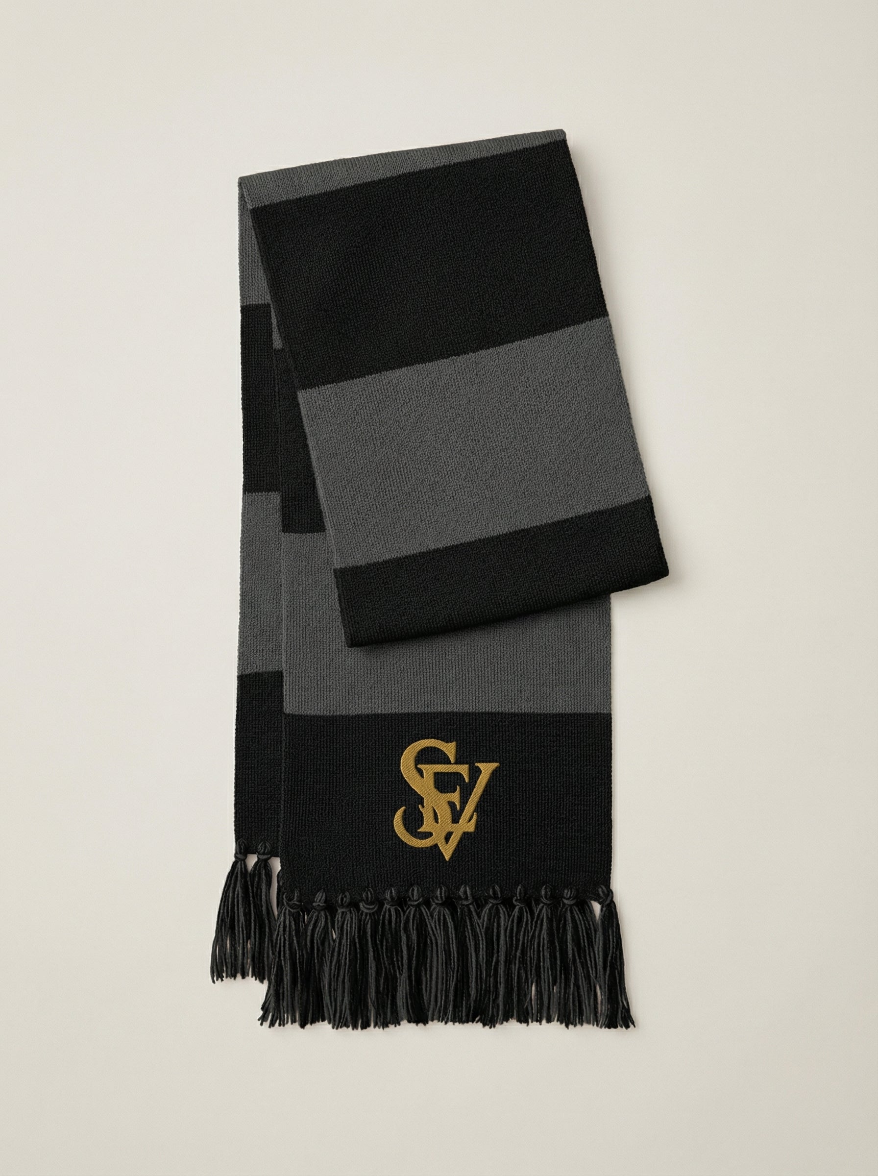 Spectator Scarf — SEV Gold Embroidery — alternate view 3 of 11