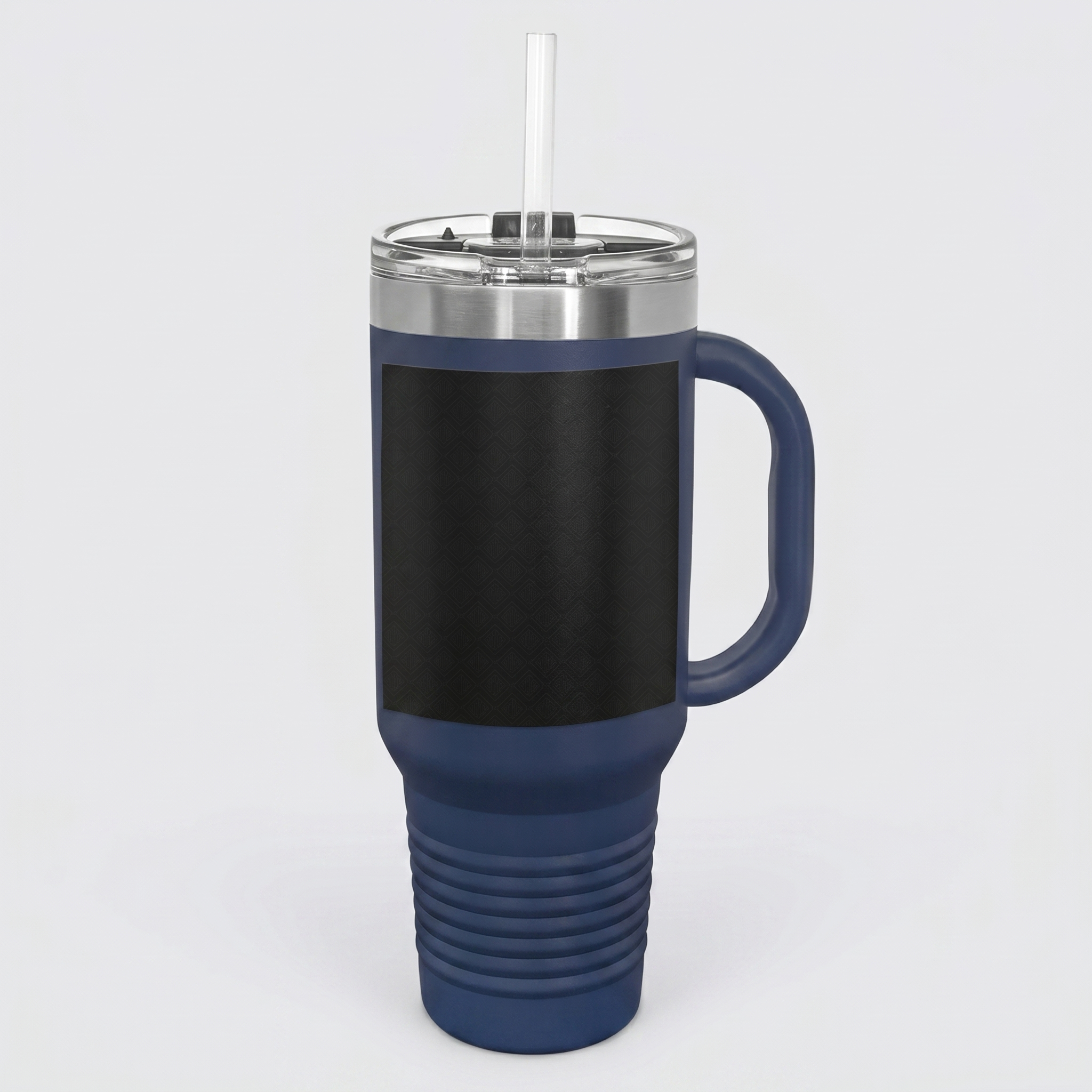 SEV INSULATED TRAVEL MUG WITH HANDLE — NOIR GRAPHITE DIAMOND LINEAR — alternate view 4 of 11