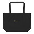 SEV GoldCream Wordmark Line Tote Bag – Muted Black Edition — alternate view 2 of 5