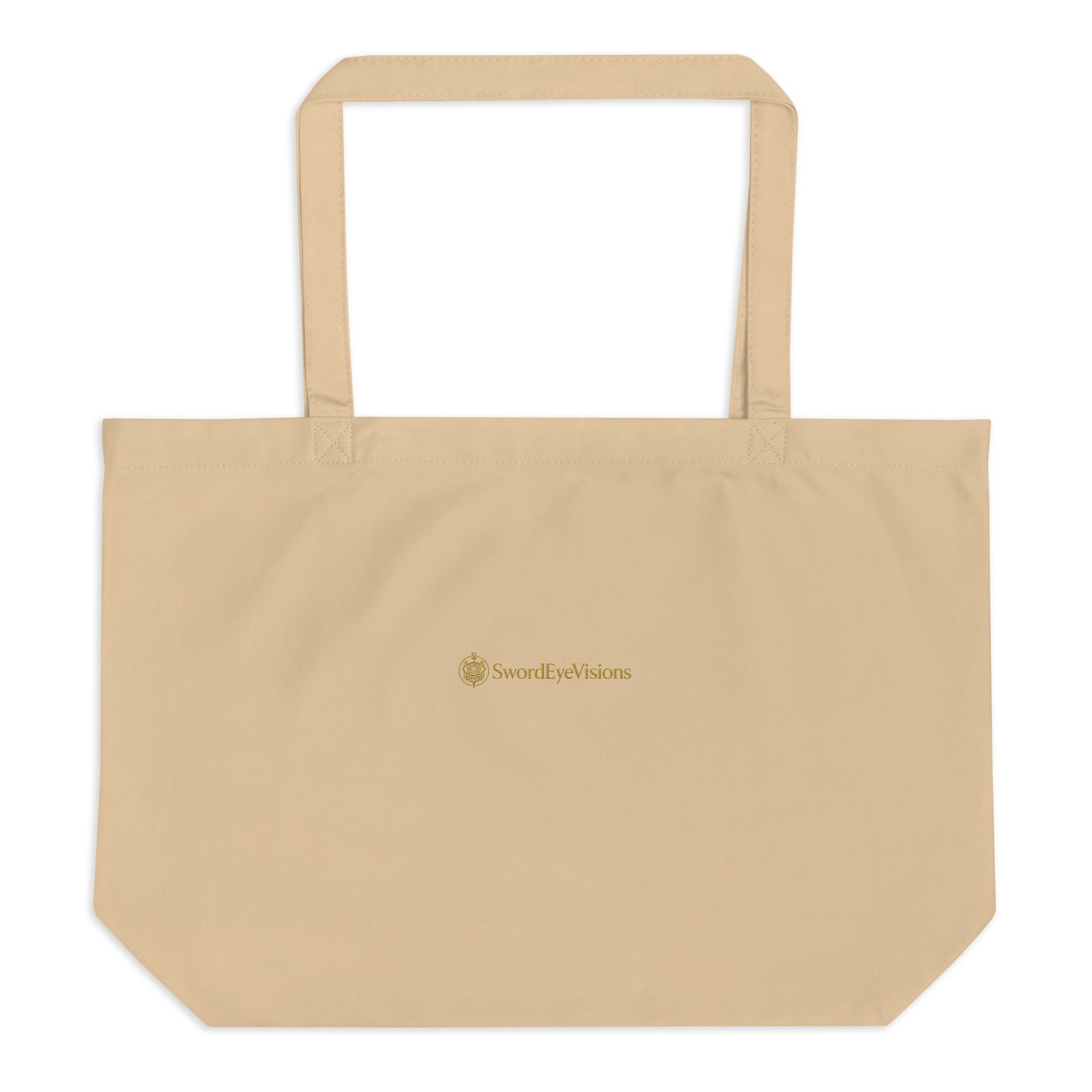SEV GoldCream Wordmark Line Tote Bag – Muted Black Edition — alternate view 5 of 5