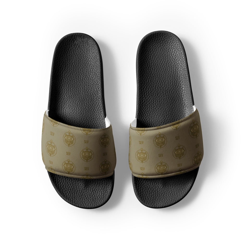 SEV GoldCream Monogram Men’s Slides — alternate view 2 of 8