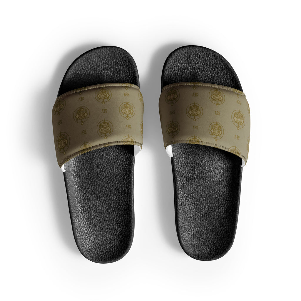 SEV GoldCream Monogram Men’s Slides — alternate view 1 of 8