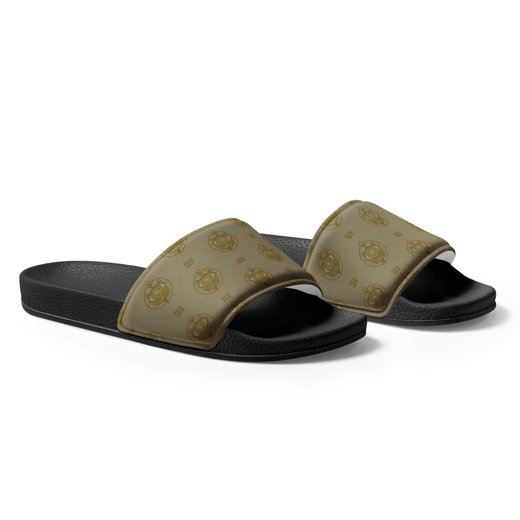 SEV GoldCream Monogram Men’s Slides — alternate view 4 of 8
