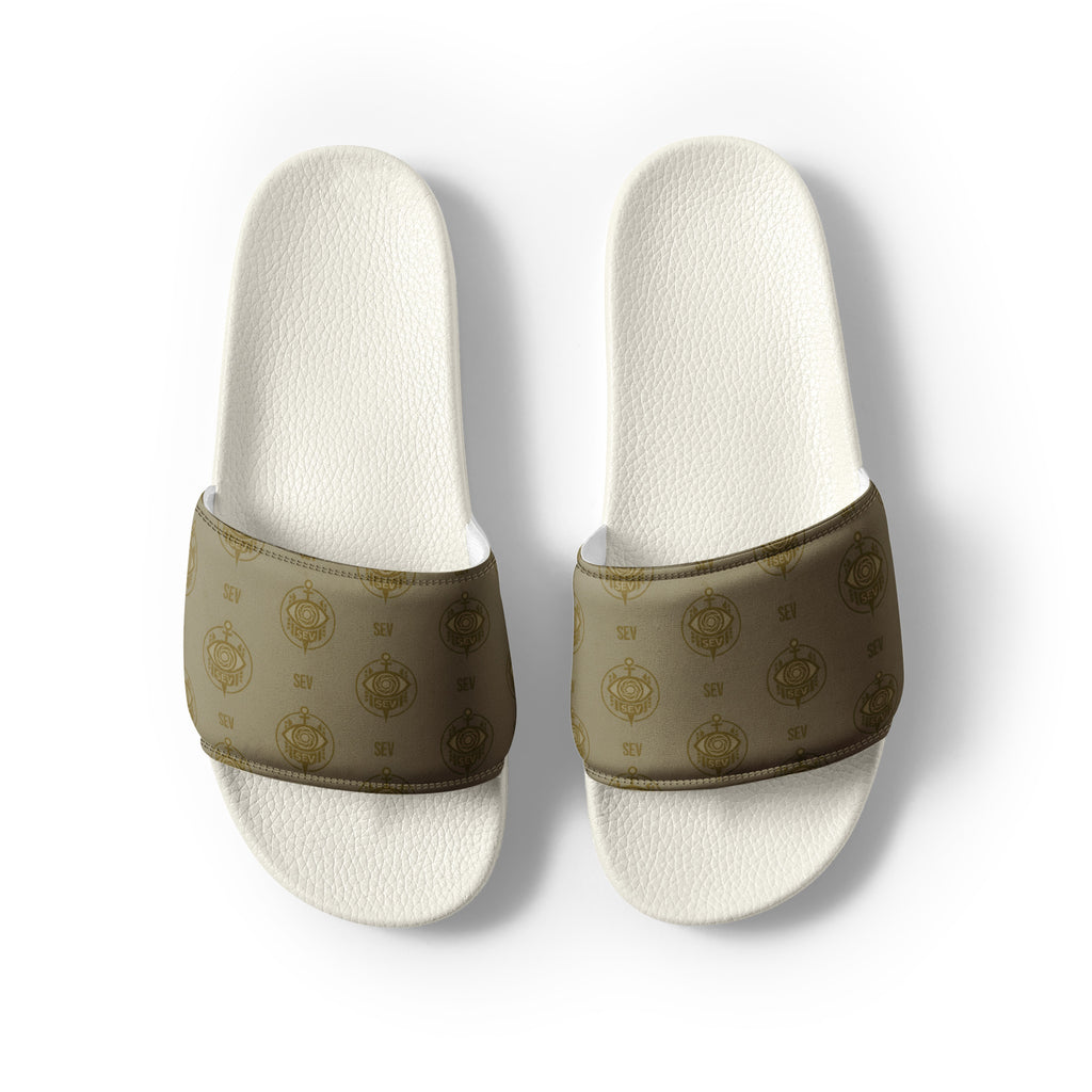 SEV GoldCream Monogram Men’s Slides — alternate view 6 of 8