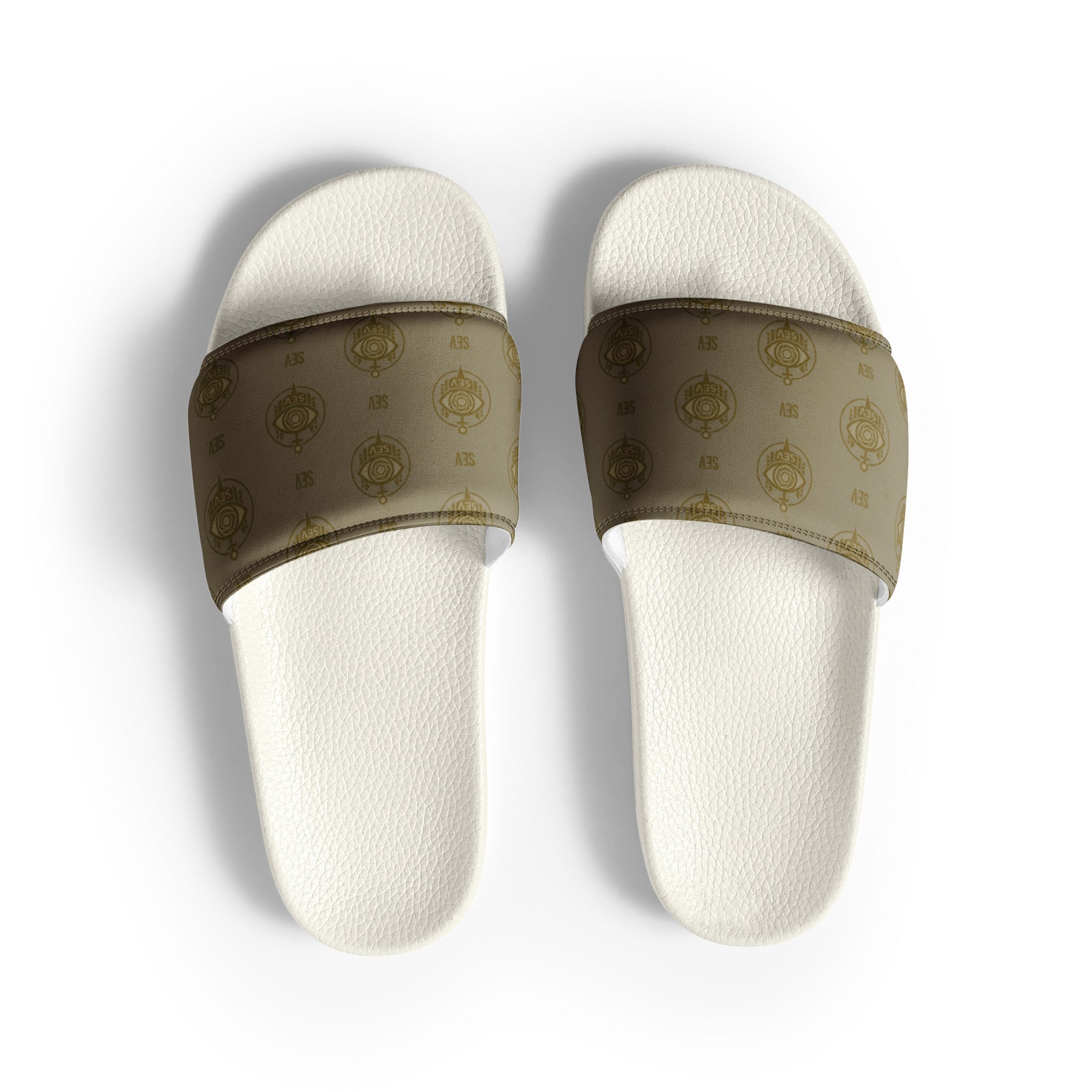 SEV GoldCream Monogram Men’s Slides — alternate view 5 of 8