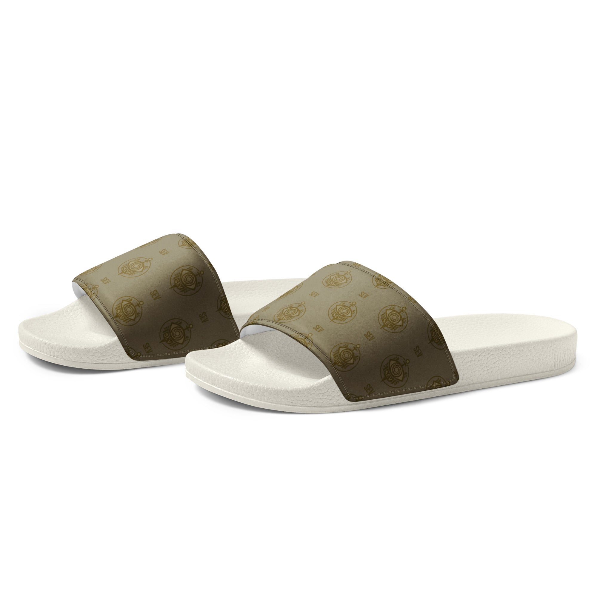 SEV GoldCream Monogram Men’s Slides — alternate view 7 of 8