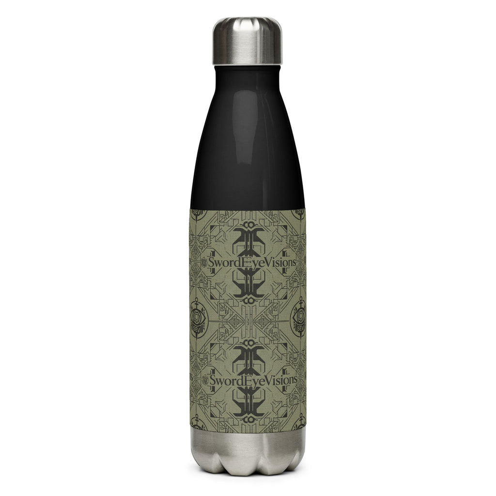 SEV STAINLESS STEEL WATER BOTTLE — UTILITY OLIVE NOIR — alternate view 8 of 9