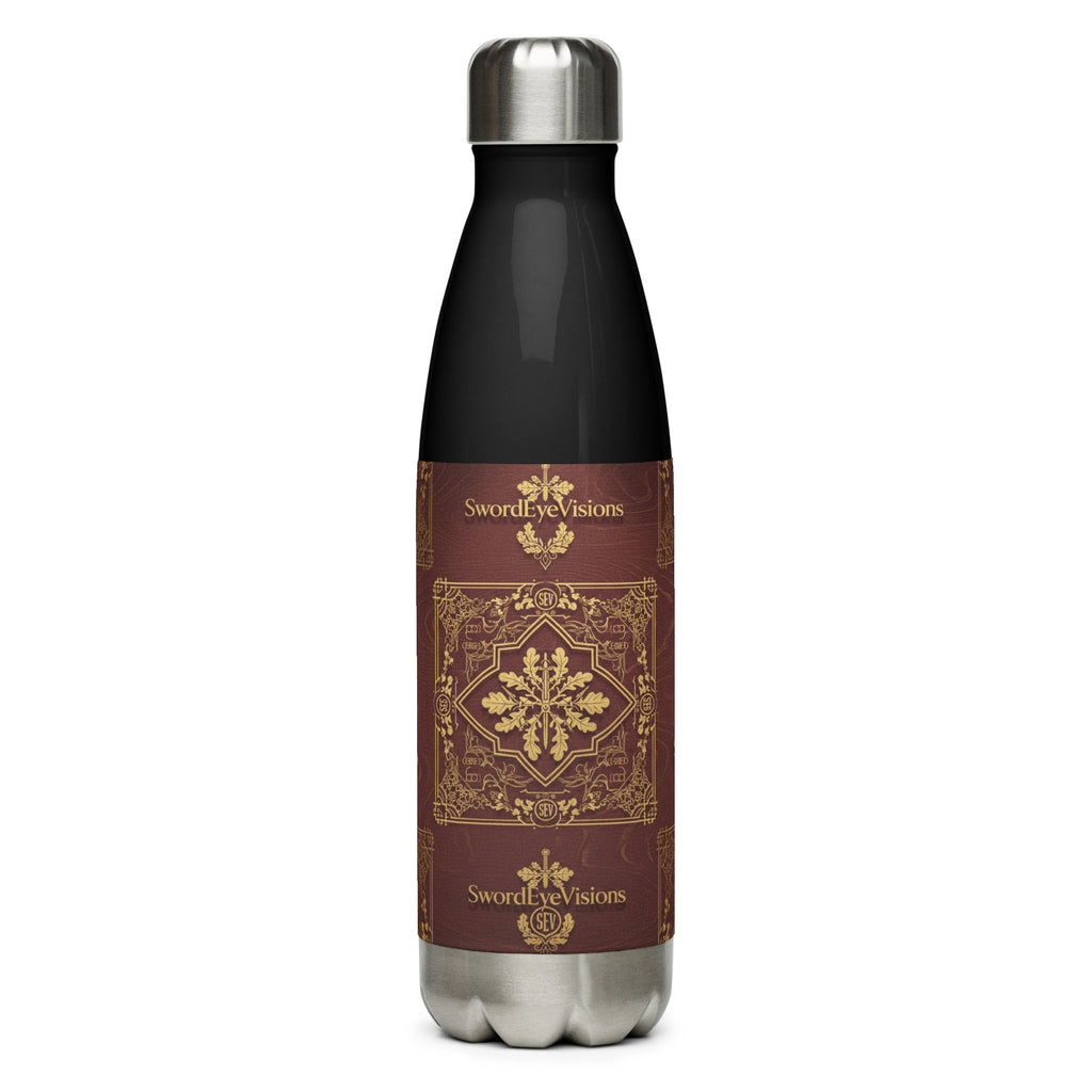 SEV STAINLESS STEEL WATER BOTTLE — IMPERIAL BURGUNDY GOLD — alternate view 1 of 9
