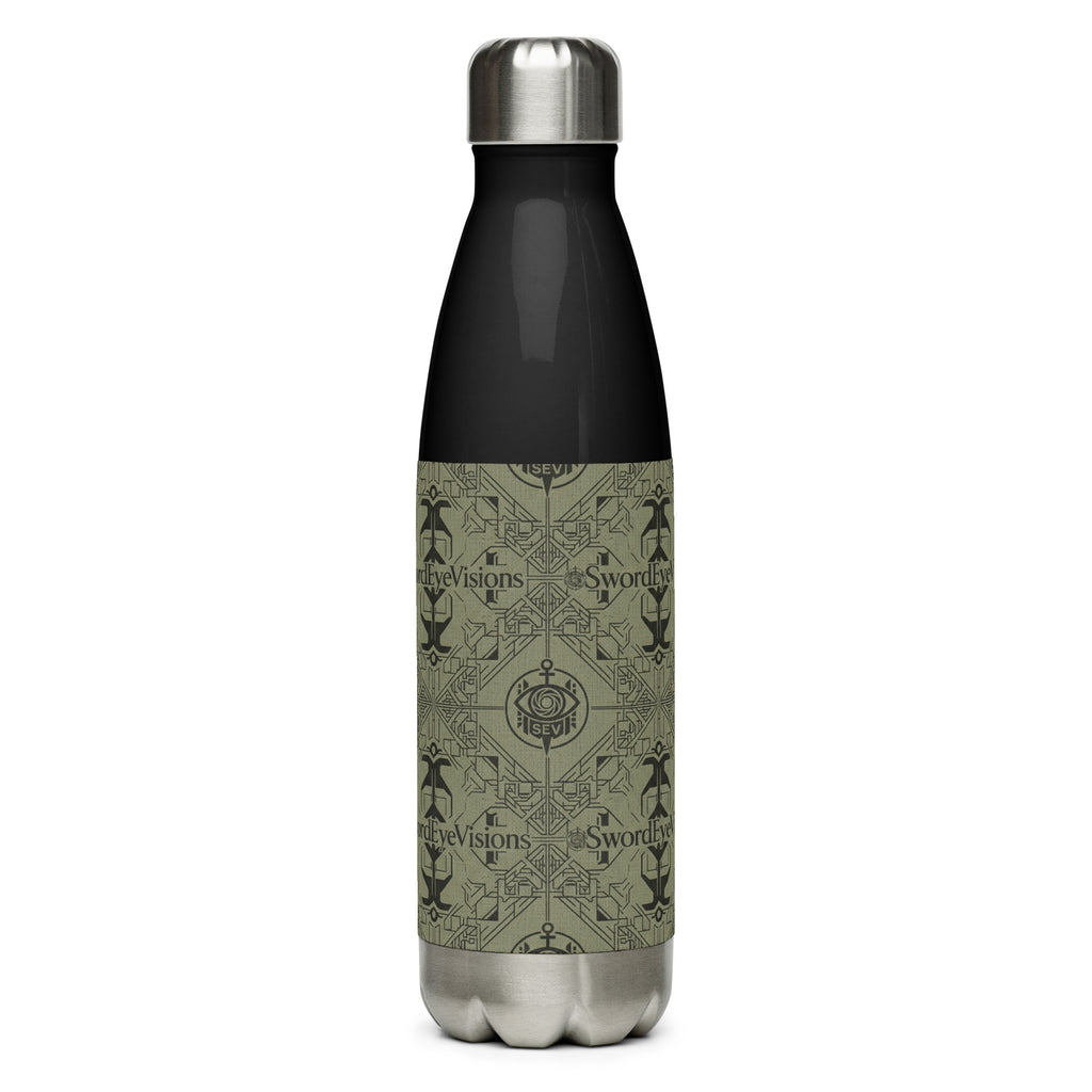 SEV STAINLESS STEEL WATER BOTTLE — UTILITY OLIVE NOIR — alternate view 1 of 9