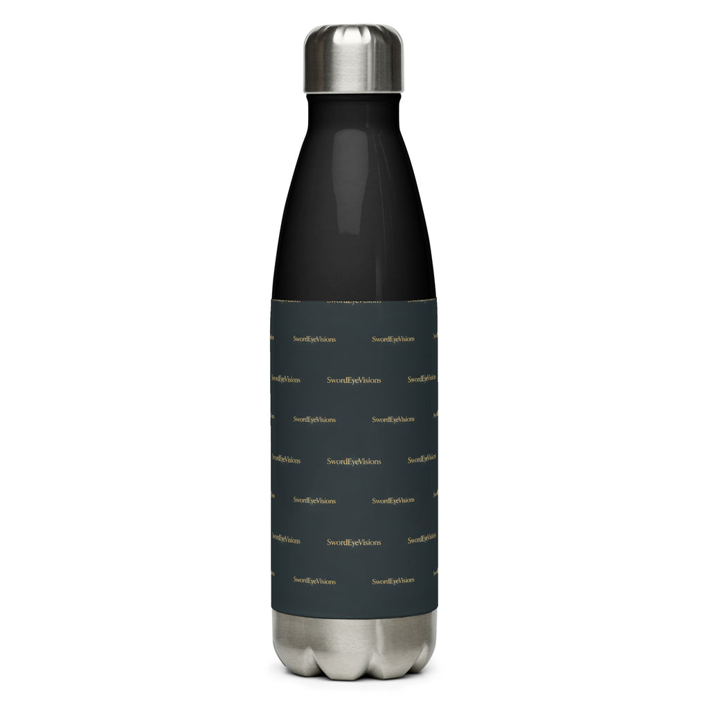 SEV STAINLESS STEEL WATER BOTTLE — NOIR GRAPHITE GOLD — alternate view 1 of 9