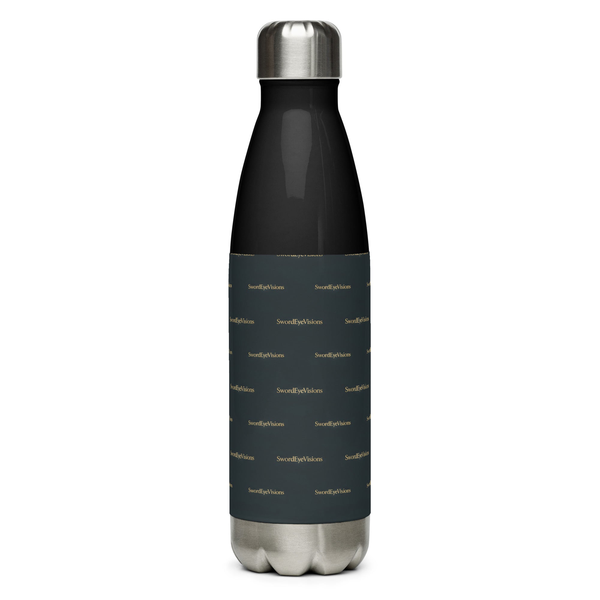 SEV STAINLESS STEEL WATER BOTTLE — NOIR GRAPHITE GOLD — alternate view 1 of 9