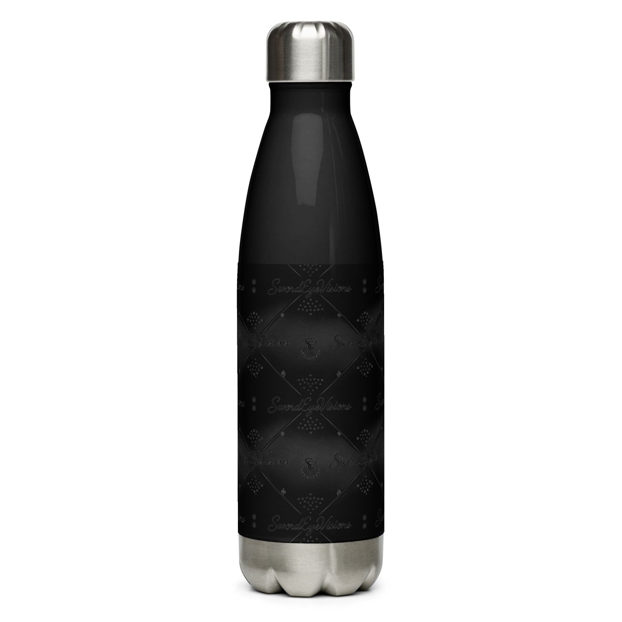 SEV STAINLESS STEEL WATER BOTTLE — NOIR MIDNIGHT — alternate view 1 of 9