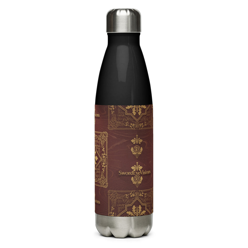 SEV STAINLESS STEEL WATER BOTTLE — IMPERIAL BURGUNDY GOLD — alternate view 5 of 9