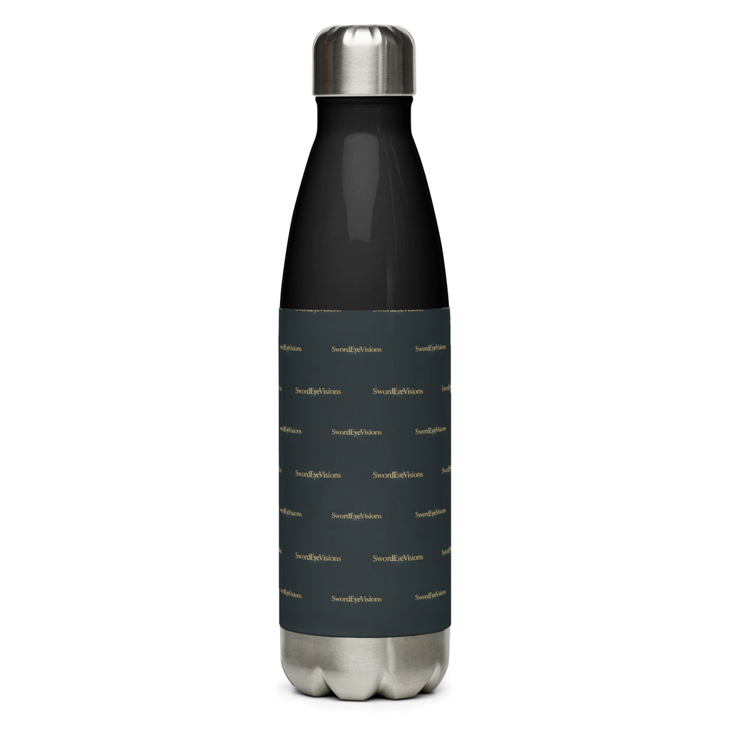 SEV STAINLESS STEEL WATER BOTTLE — NOIR GRAPHITE GOLD — alternate view 6 of 9