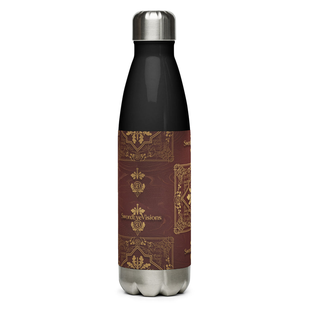 SEV STAINLESS STEEL WATER BOTTLE — IMPERIAL BURGUNDY GOLD — alternate view 4 of 9
