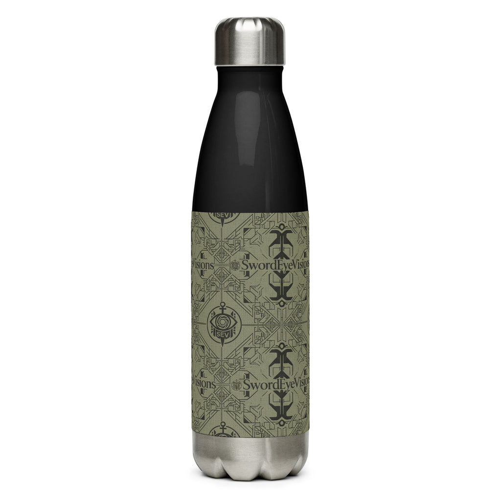SEV STAINLESS STEEL WATER BOTTLE — UTILITY OLIVE NOIR — alternate view 4 of 9
