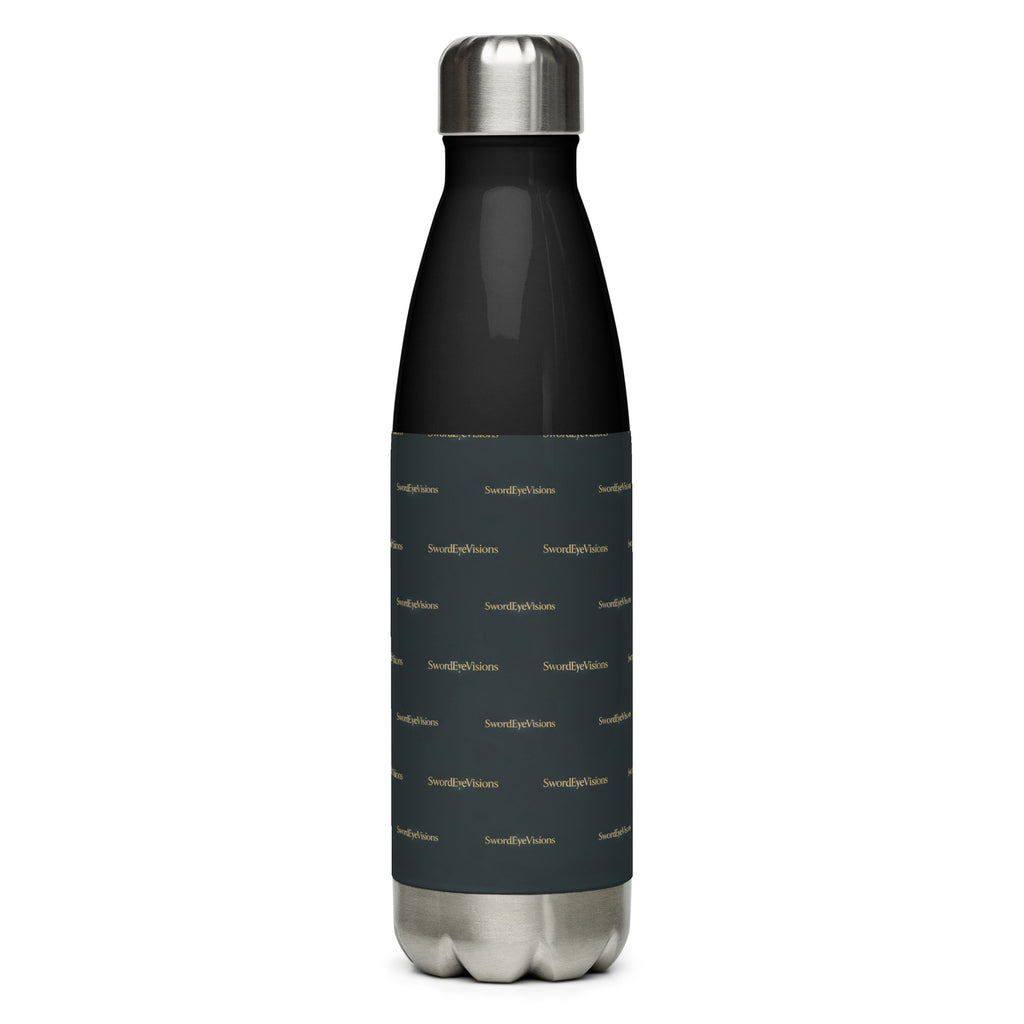 SEV STAINLESS STEEL WATER BOTTLE — NOIR GRAPHITE GOLD — alternate view 4 of 9