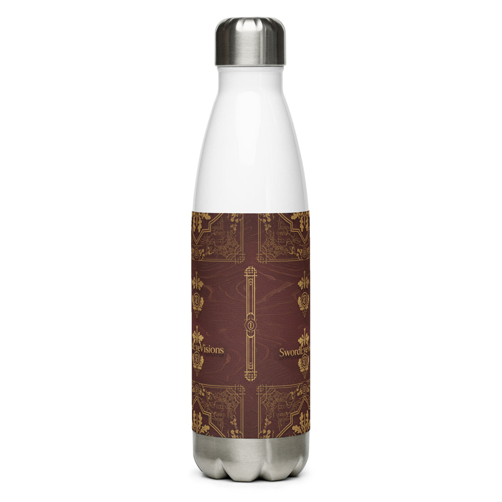 SEV STAINLESS STEEL WATER BOTTLE — IMPERIAL BURGUNDY GOLD — alternate view 8 of 9
