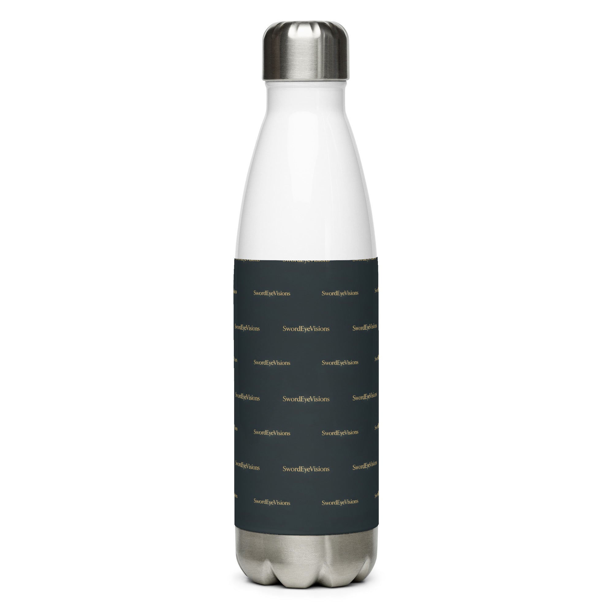 SEV STAINLESS STEEL WATER BOTTLE — NOIR GRAPHITE GOLD — alternate view 3 of 9