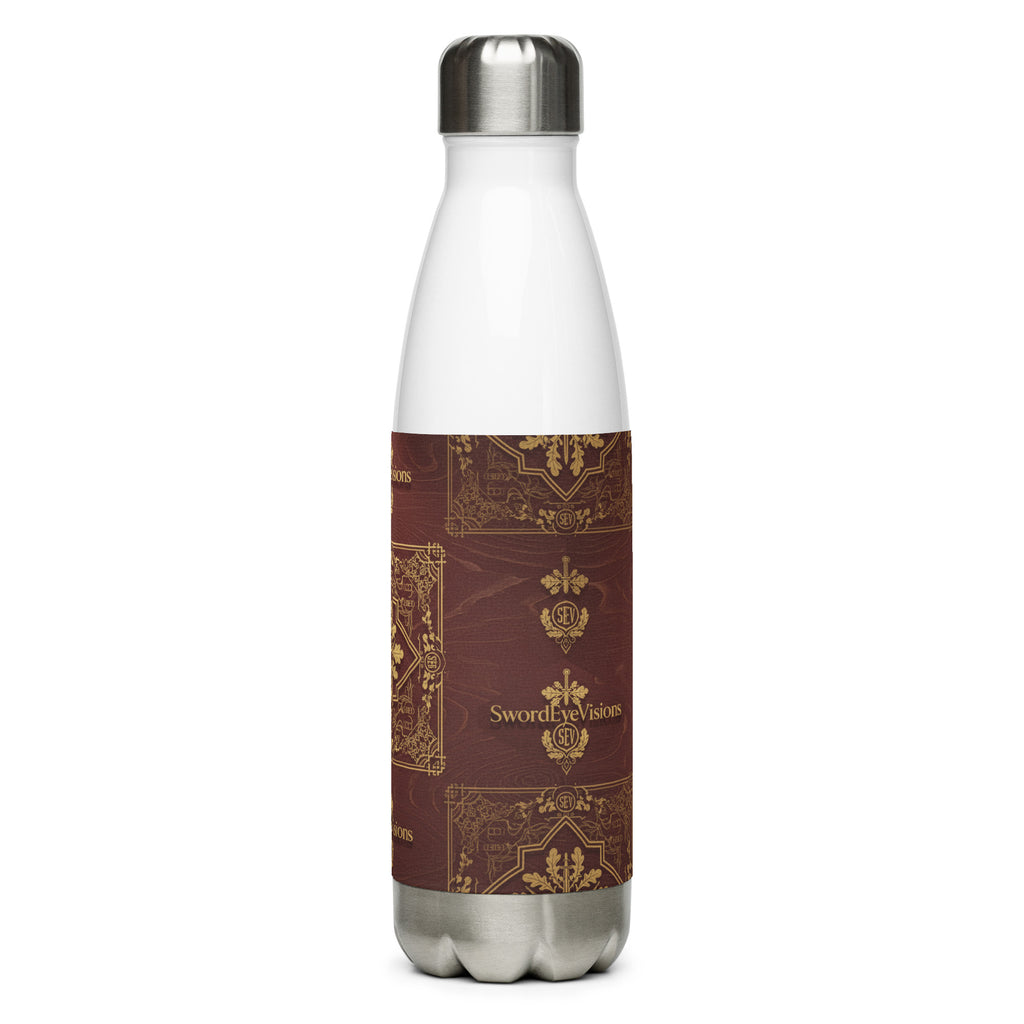 SEV STAINLESS STEEL WATER BOTTLE — IMPERIAL BURGUNDY GOLD — alternate view 6 of 9