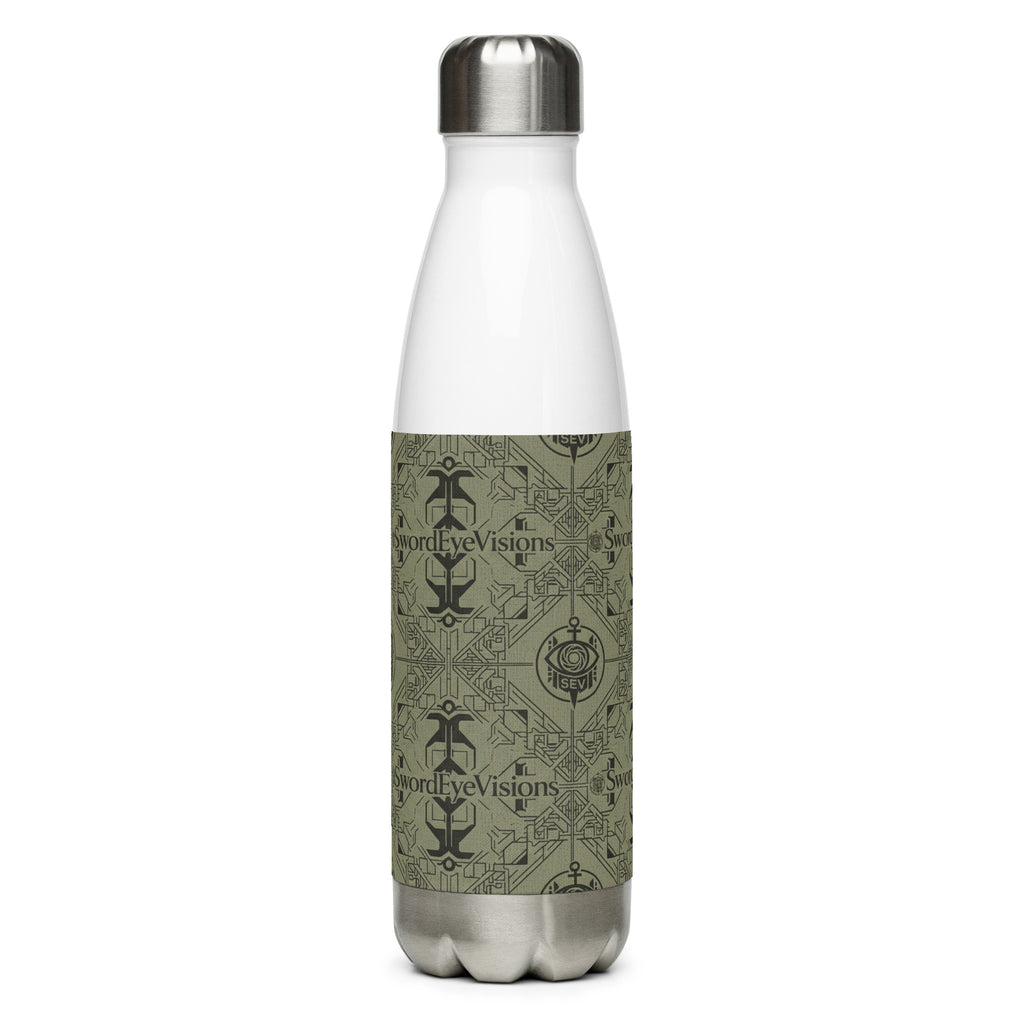 SEV STAINLESS STEEL WATER BOTTLE — UTILITY OLIVE NOIR — alternate view 7 of 9