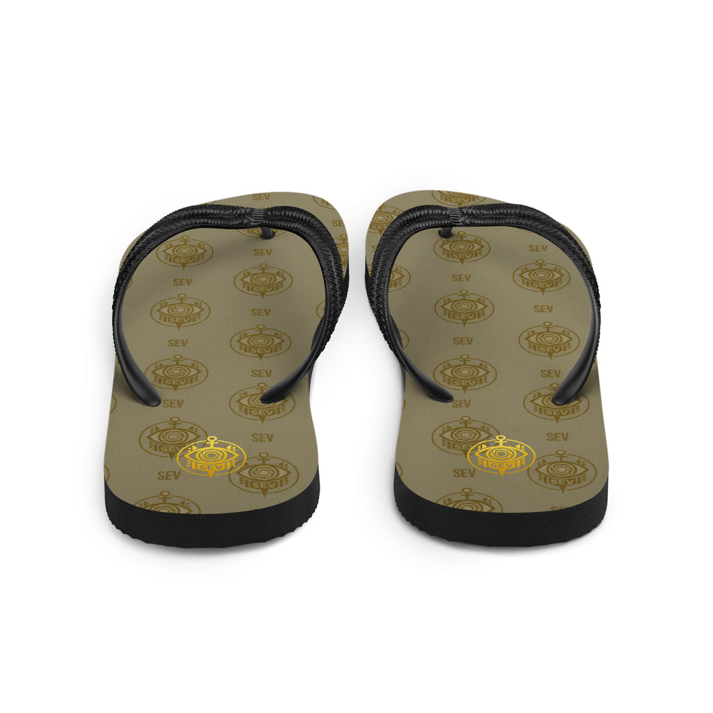 SEV GoldCream Capsule Flip Flops — alternate view 2 of 7