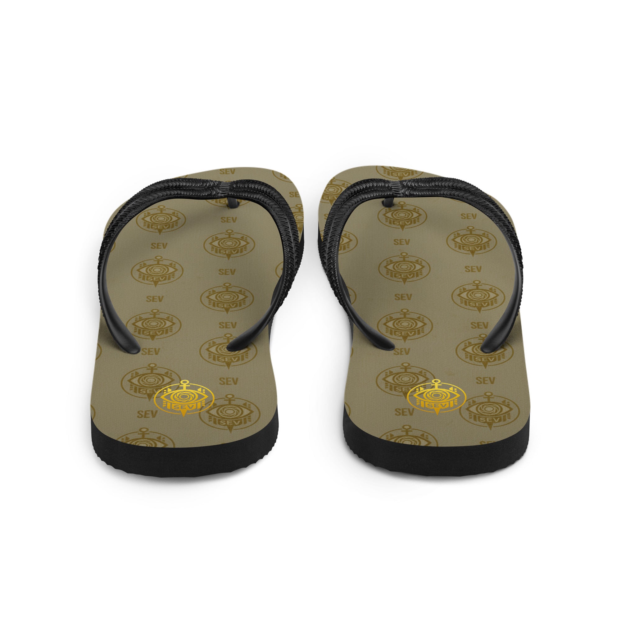 SEV GoldCream Capsule Flip Flops — alternate view 2 of 7