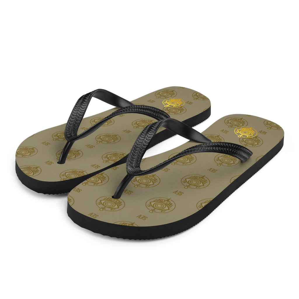 SEV GoldCream Capsule Flip Flops — alternate view 6 of 7