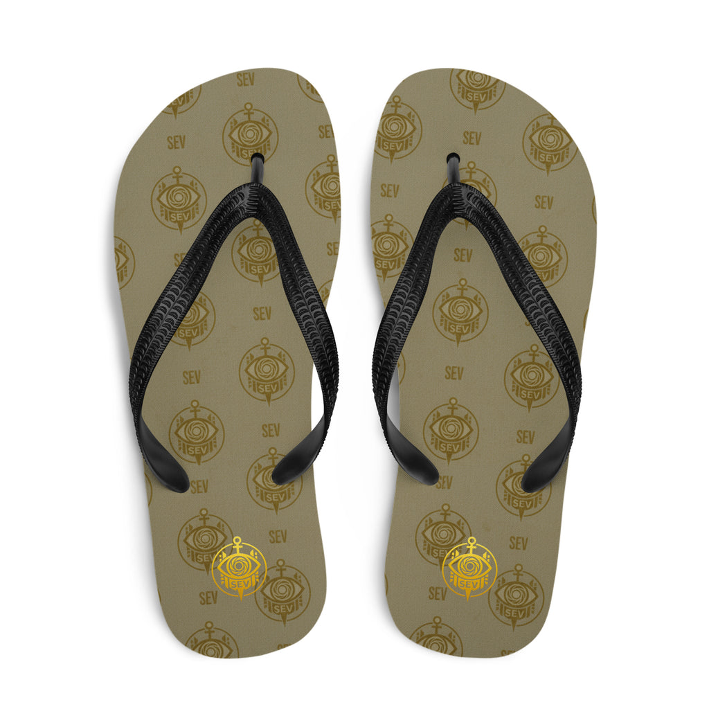 SEV GoldCream Capsule Flip Flops — alternate view 1 of 7
