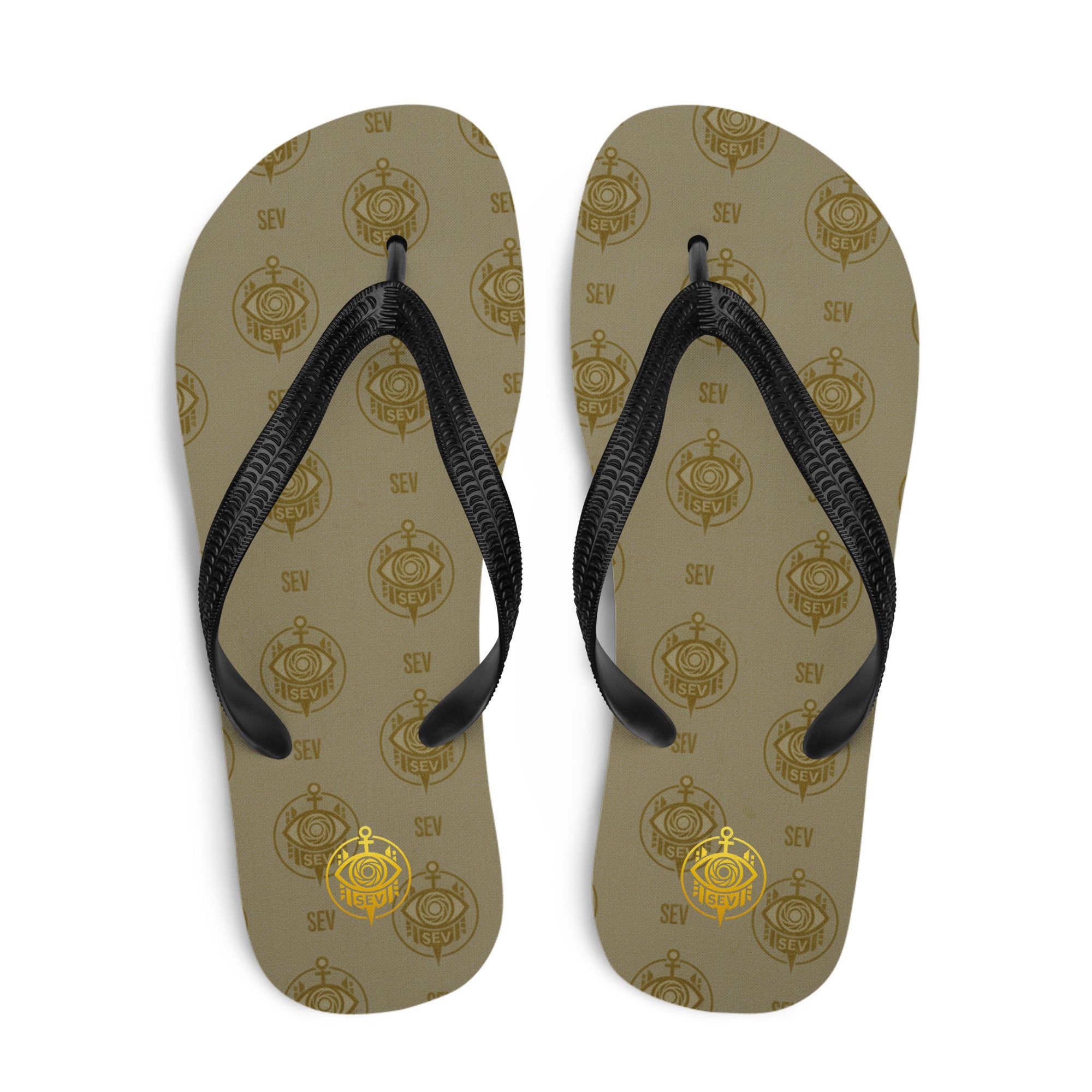 SEV GoldCream Capsule Flip Flops — alternate view 1 of 7