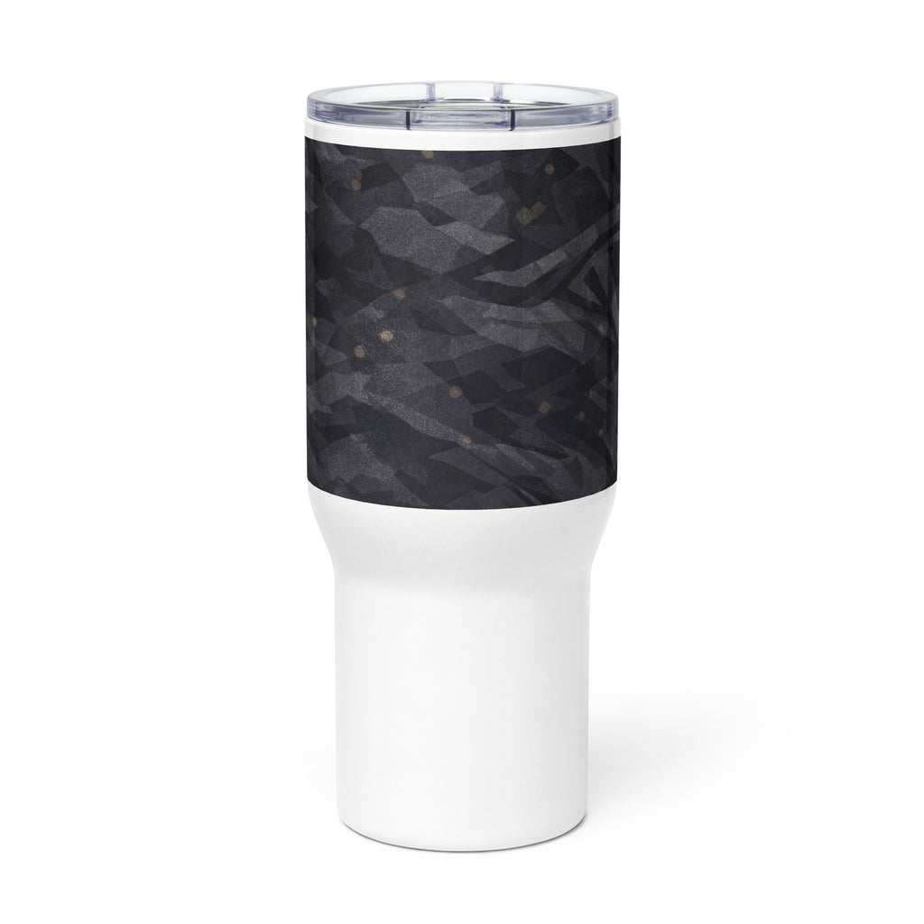 TITANIUM SMOKE TRAVEL MUG WITH HANDLE — TITANIUM SMOKE CAMOUFLAGE — alternate view 1 of 6