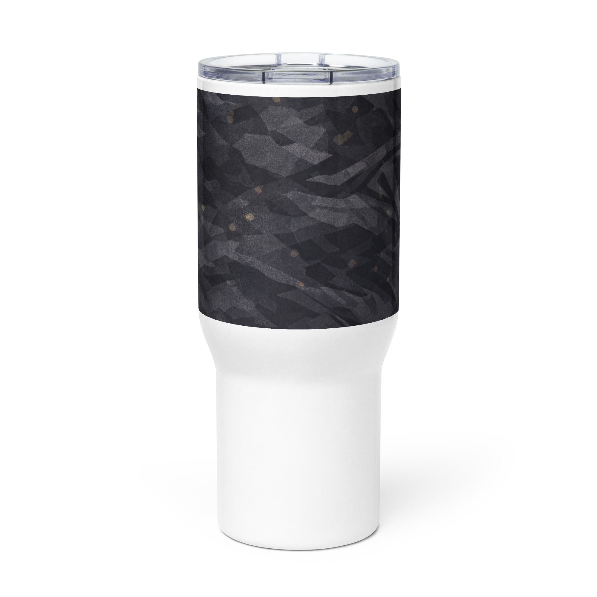TITANIUM SMOKE TRAVEL MUG WITH HANDLE — TITANIUM SMOKE CAMOUFLAGE — alternate view 1 of 6