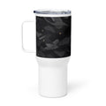 NOIR GRAPHITE TRAVEL MUG WITH HANDLE — NOIR OBSIDIAN CAMOUFLAGE — alternate view 3 of 6