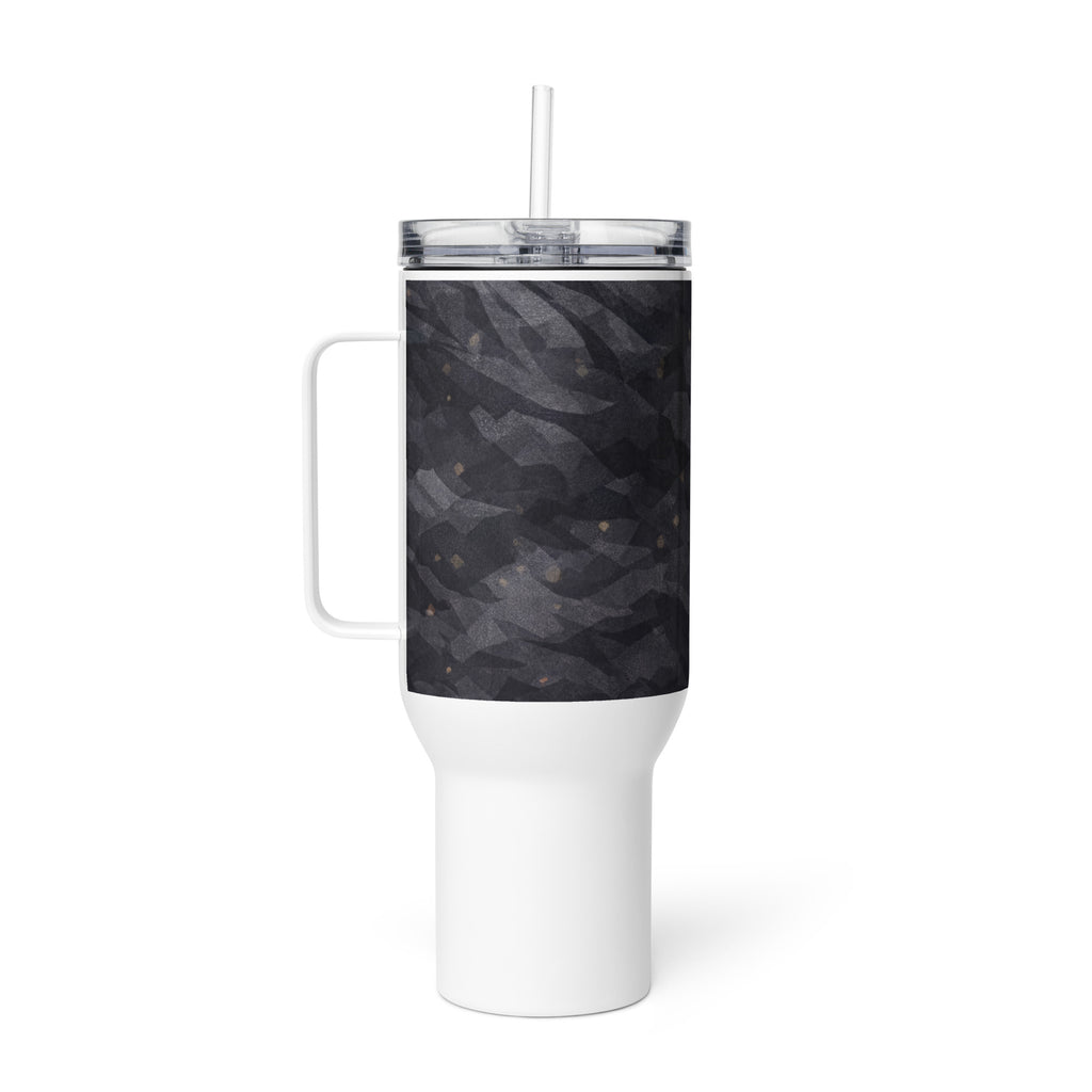 TITANIUM SMOKE TRAVEL MUG WITH HANDLE — TITANIUM SMOKE CAMOUFLAGE — alternate view 6 of 6