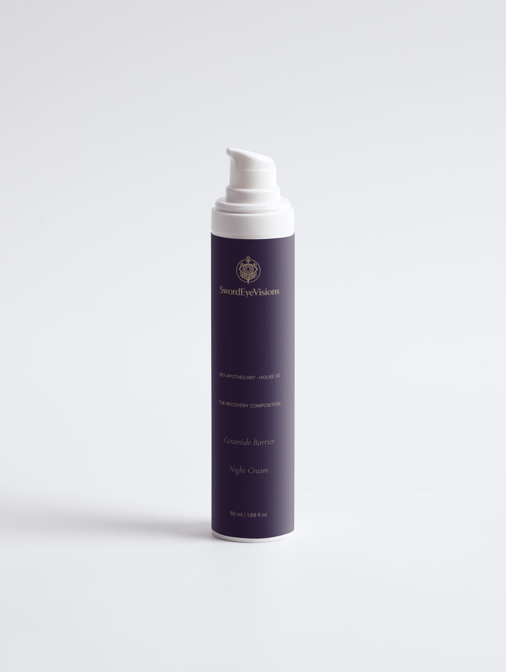 SEV Apothecary Ceramide Barrier Night Cream 50 ml pump bottle