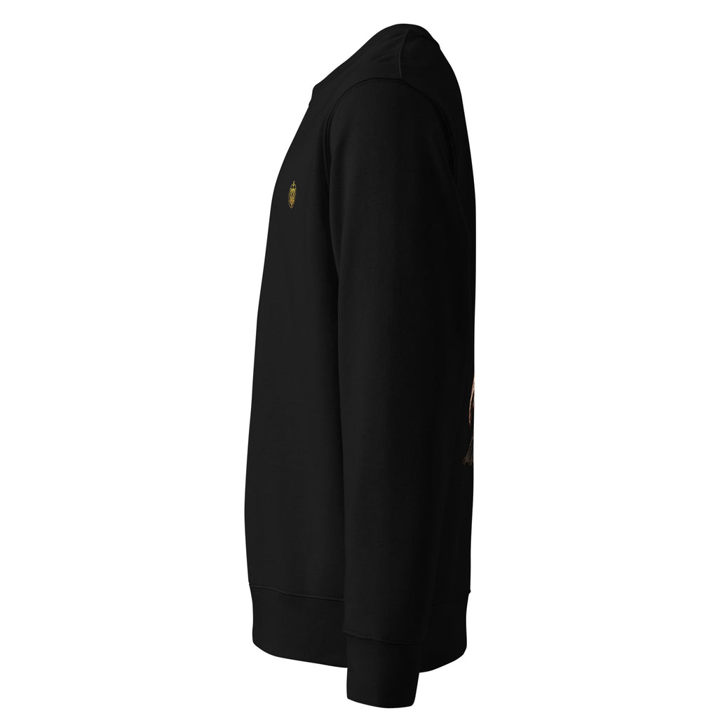 Black Cathedral of Flesh Spectral Veil Edition crewneck, left side view