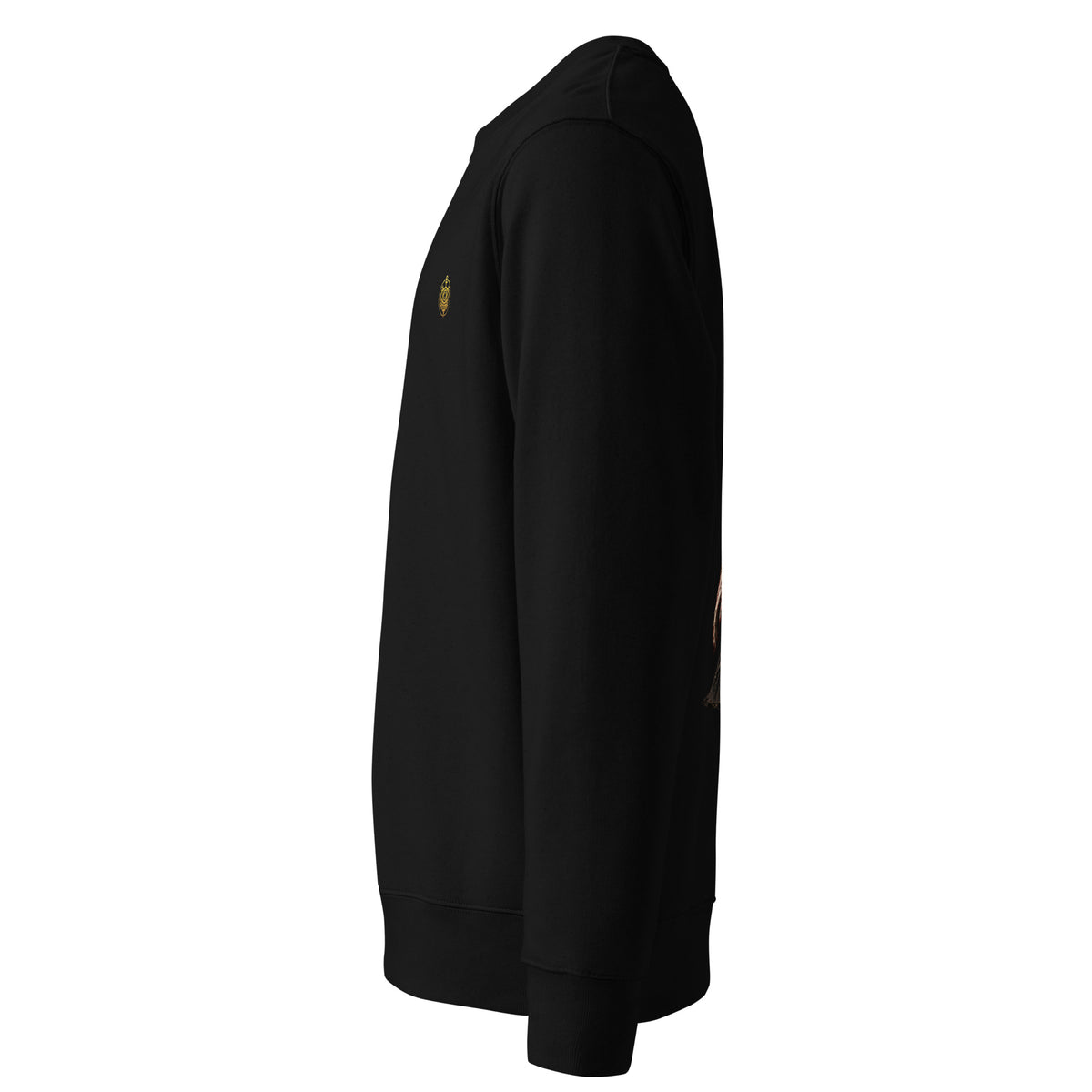 Black Cathedral of Flesh Spectral Veil Edition crewneck, left side view