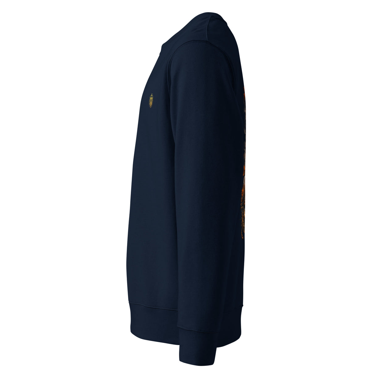 French Navy Sovereign Lantern Spectral Veil Edition crewneck, left side view