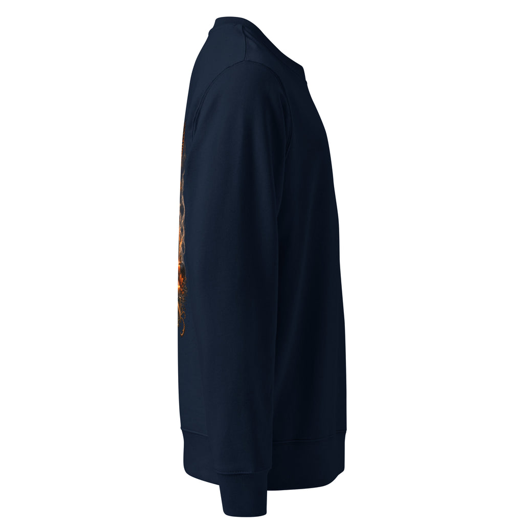 French Navy Sovereign Lantern Spectral Veil Edition crewneck, right side view