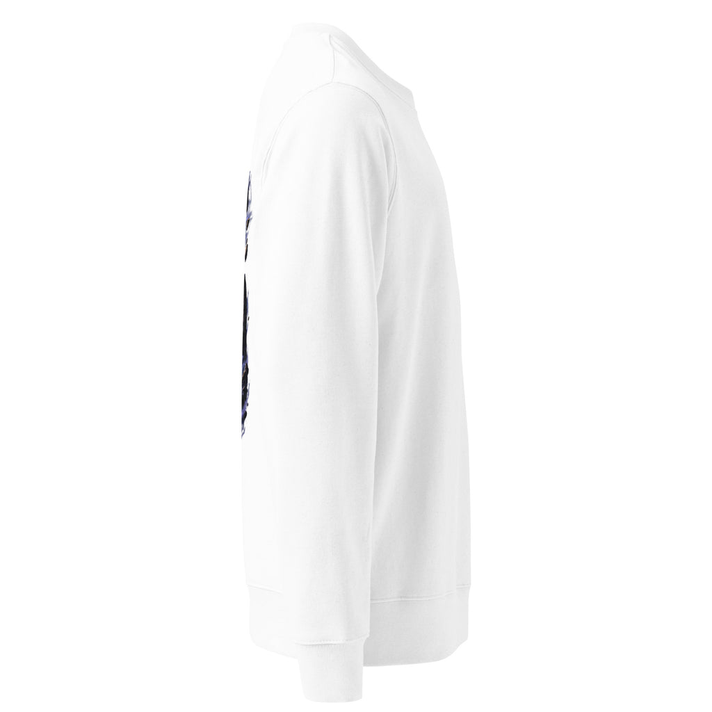 White Celestial Watcher Spectral Veil Edition crewneck, right side view