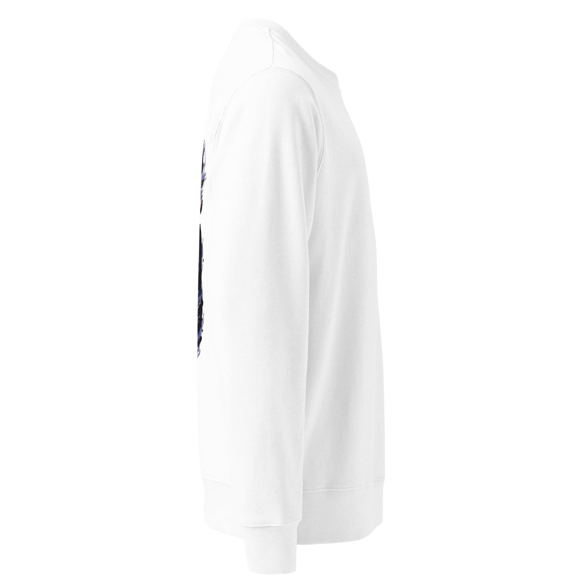 White Celestial Watcher Spectral Veil Edition crewneck, right side view