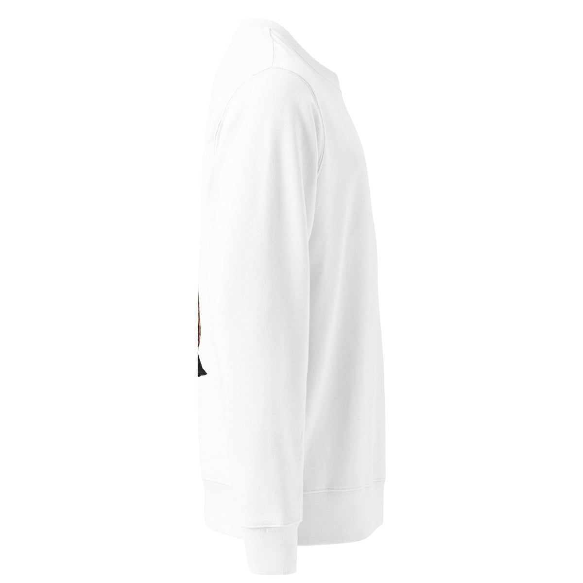 White Cathedral of Flesh Spectral Veil Edition crewneck, right side view