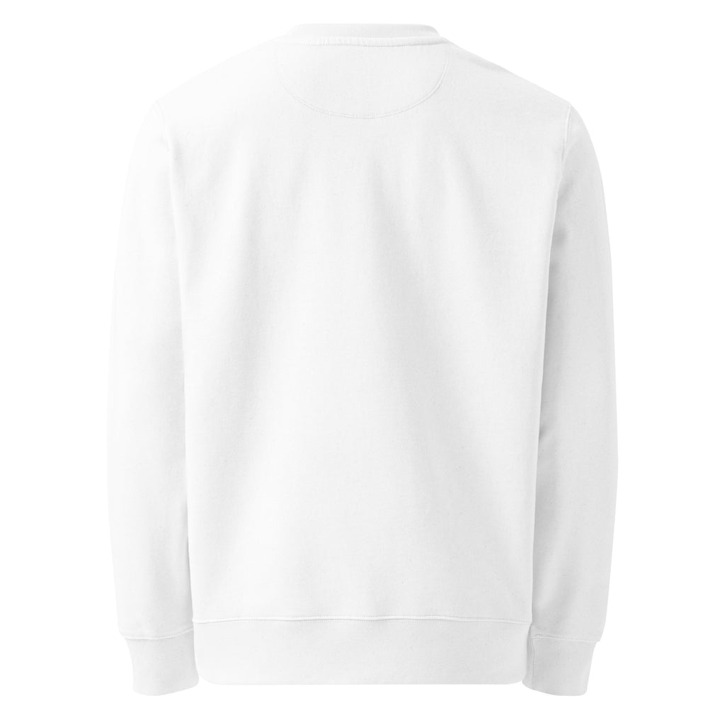 SEV Signature Crest Sweatshirt — GoldCream — White — Graphite Crest — alternate view 4 of 4