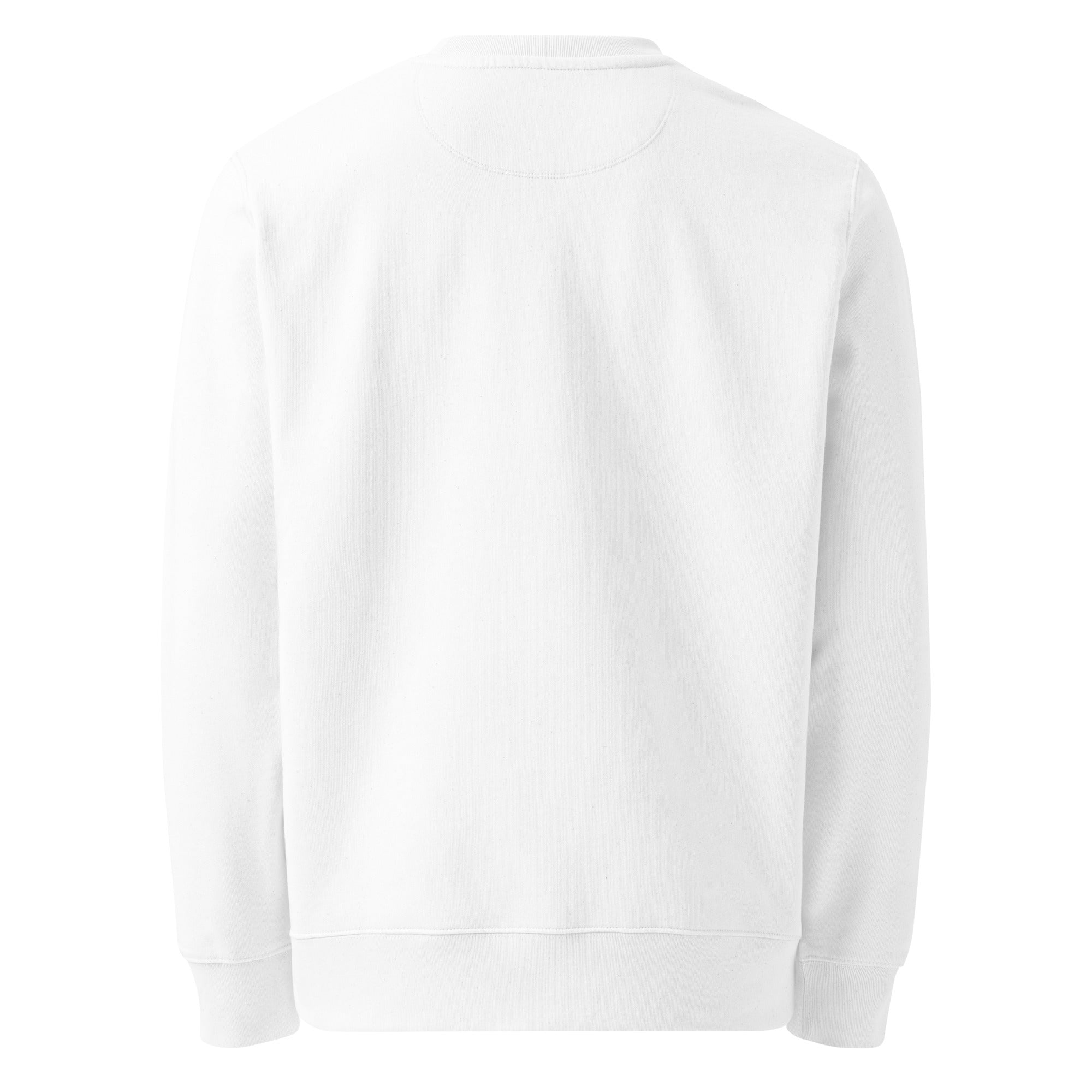 SwordEyeVisions Front Wordmark Sweatshirt — GoldCream — White — alternate view 4 of 4