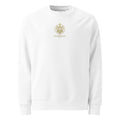 SEV Signature Crest Sweatshirt — GoldCream — White — Gold Crest — alternate view 1 of 4