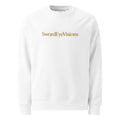 SwordEyeVisions Front Wordmark Sweatshirt — GoldCream — White — alternate view 1 of 4