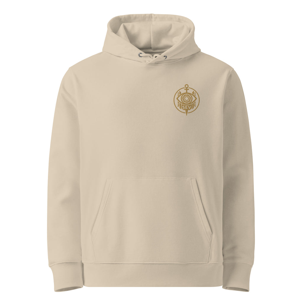 SEV Gold Emblem Hoodie — Cream Edition — alternate view 1 of 4